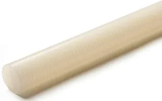RS PRO Barra redonda PVDF, PVDF 1,78 g/cm³, diámetro de 40 mm x 500 mm