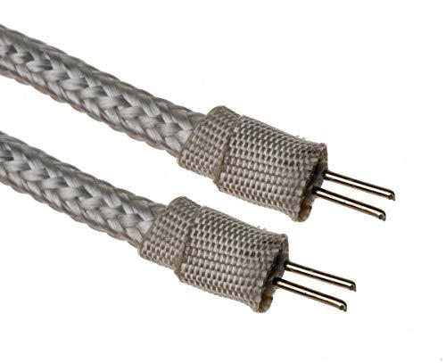 RS PRO Cable termopar aislado de fibra de cerámica para termopar tipo K, L
